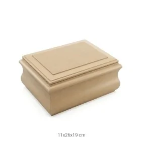 KU292 Büyük Düz Freze Kutu Ahşap Boyanabilir Obje